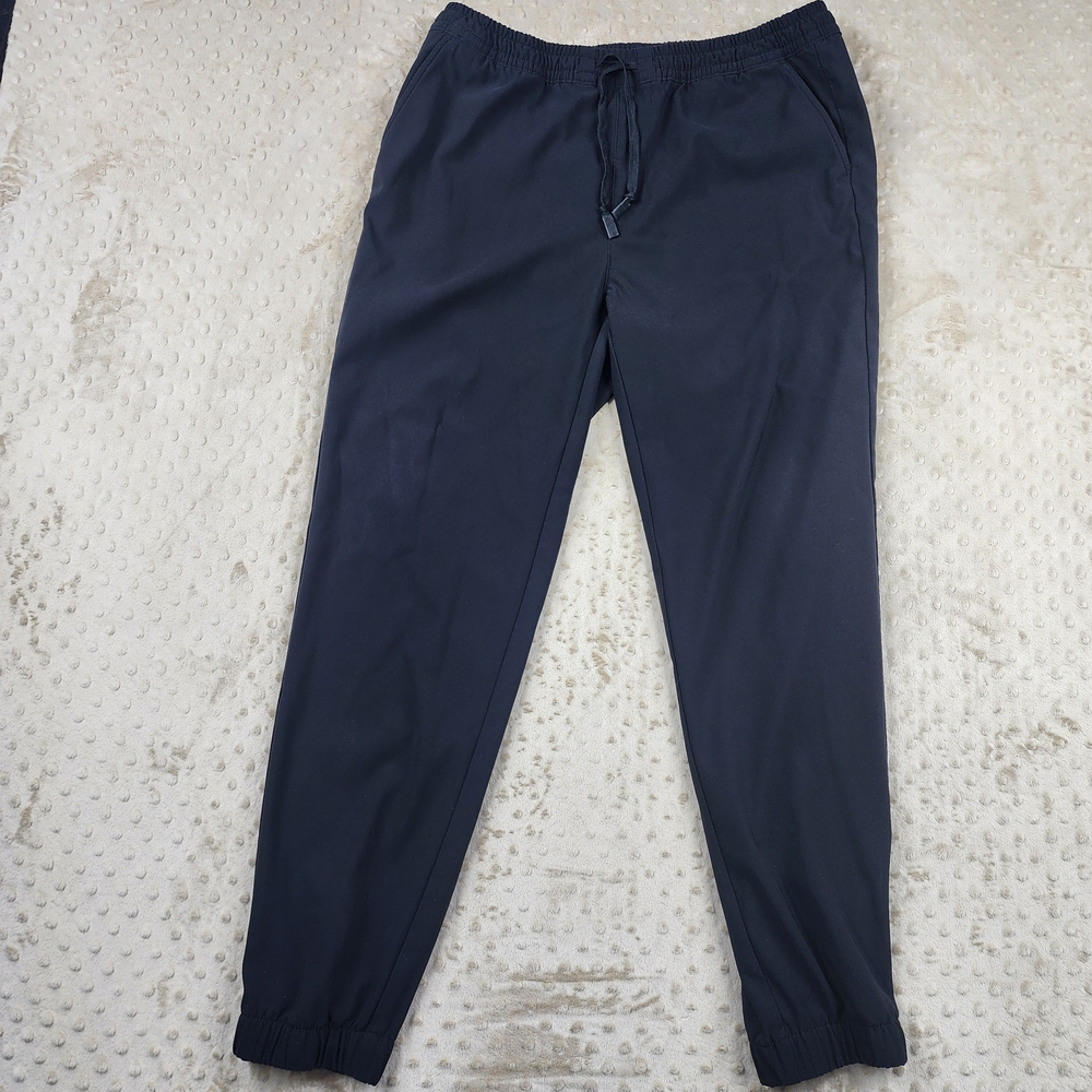 Apt 9 Men's Golf Dress Jogger Pants Stretch Elastic Waist and Cuff Black Size L